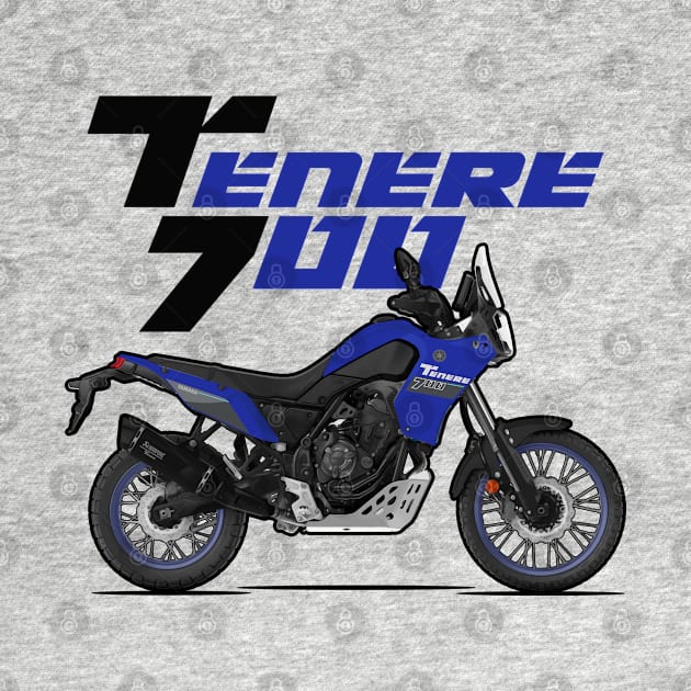 Tenere 700 - Dark blue by Tomislav Lozić